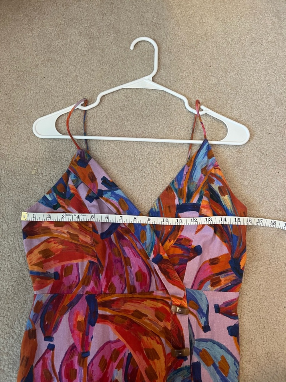 Farm Rio Vibrant Abstract Print Dress - Picture 8 of 8